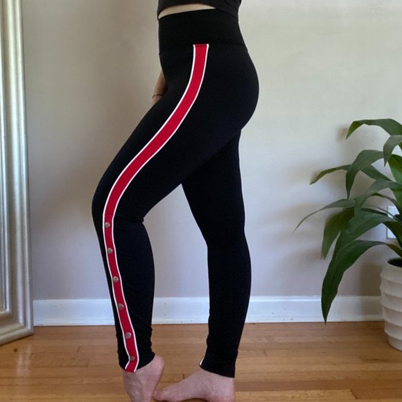 NWT Express Black High Waisted Leggings - Picture 2 of 3